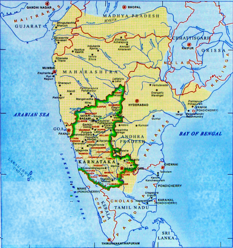 chalukya Map