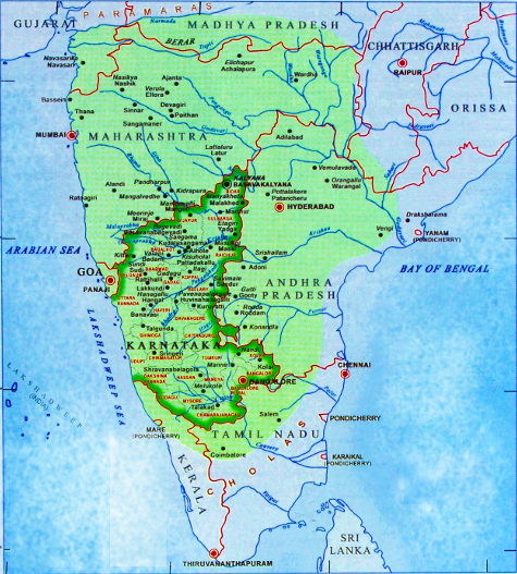 kalyanachalukya Map